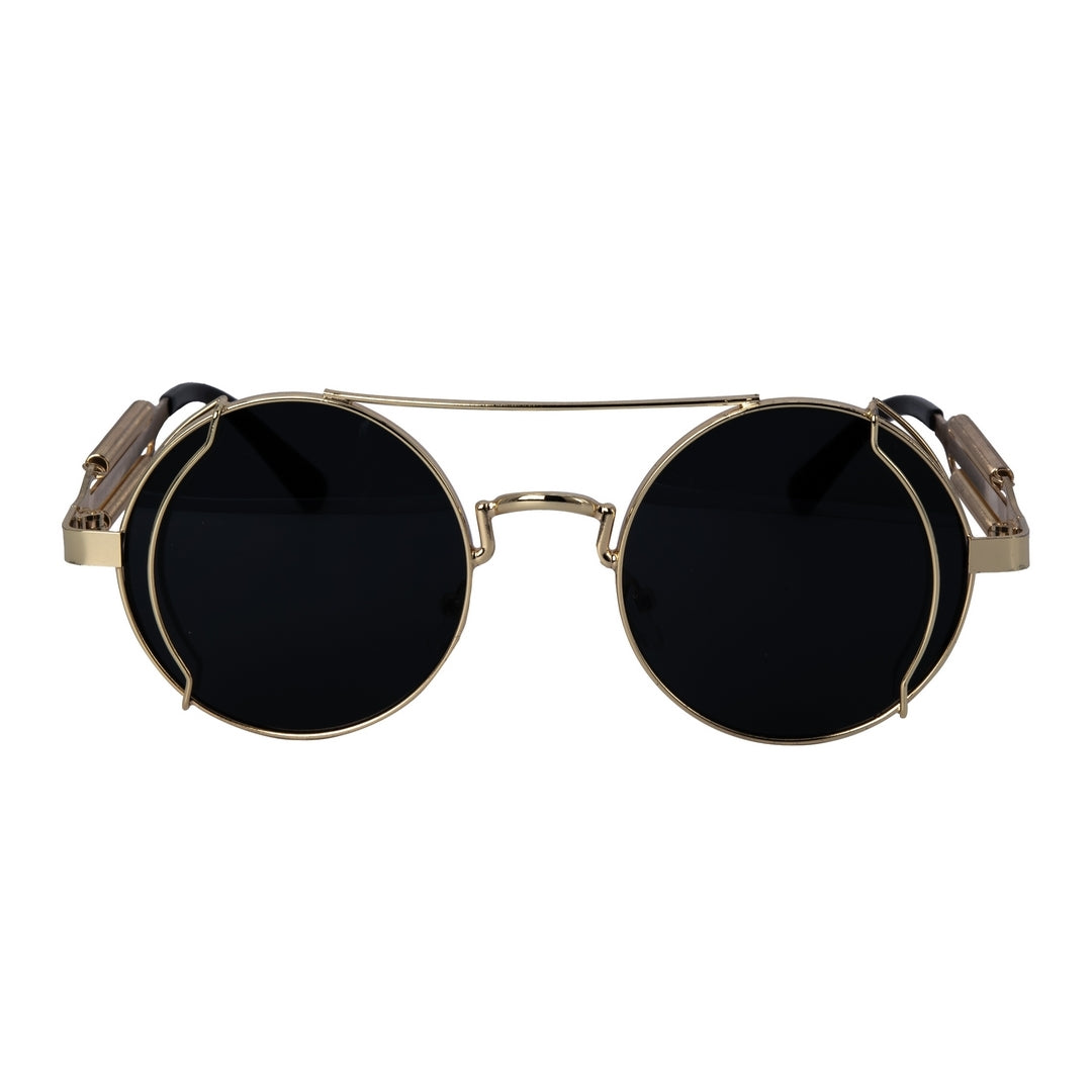 Runde Steampunk-Brille - Metallrahmen