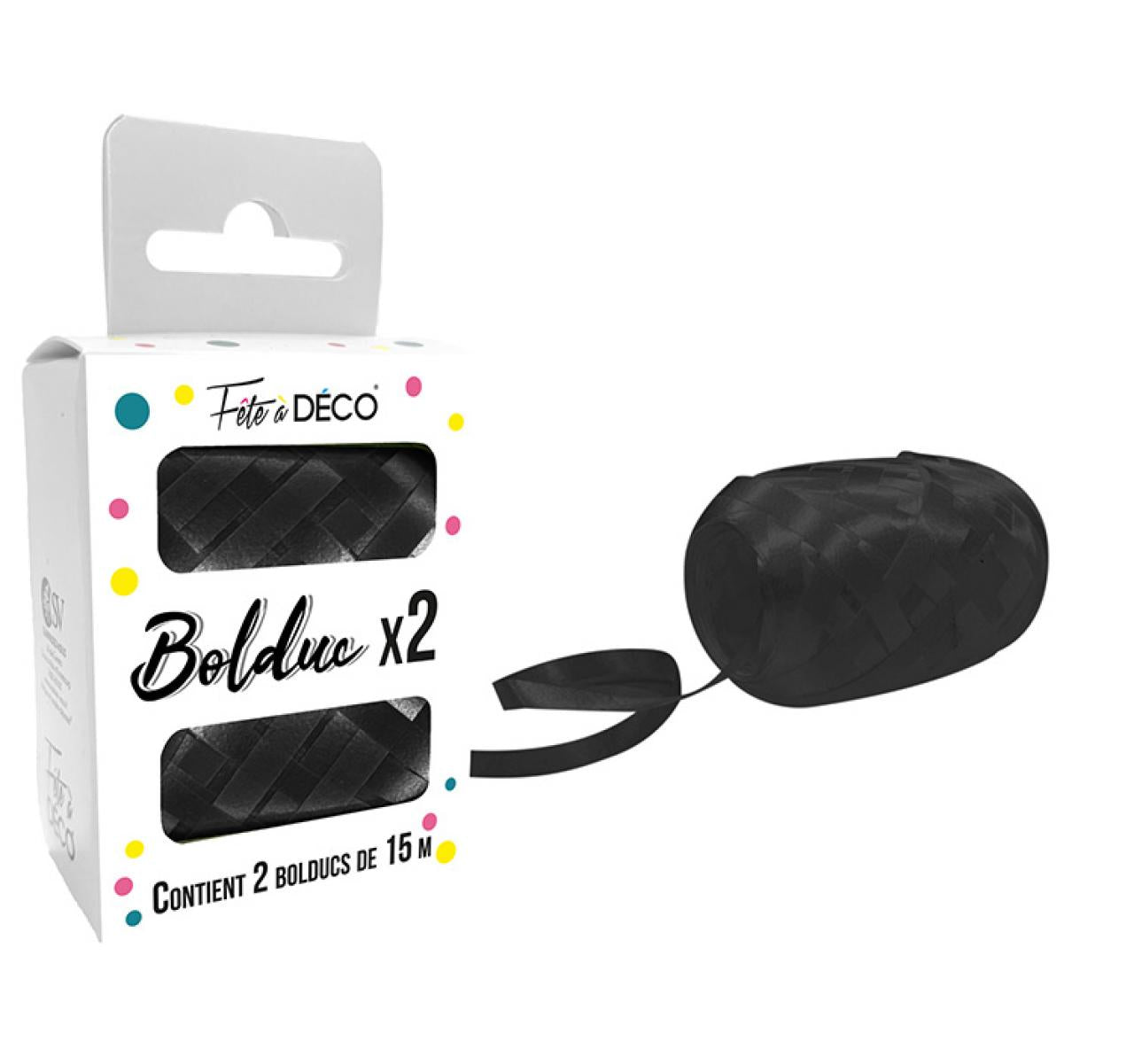 Ribbons 15m x2 black