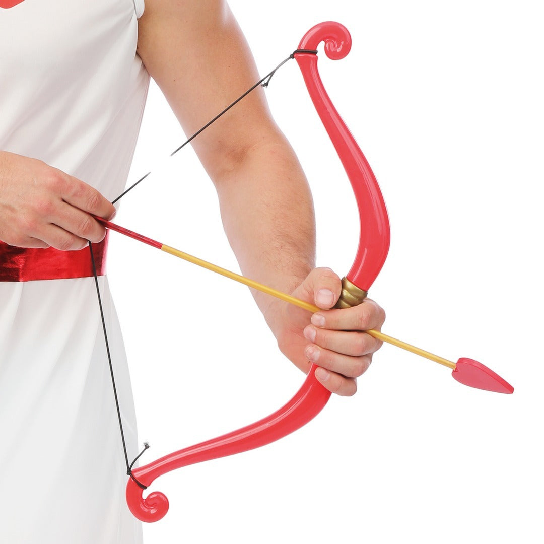 Arc de Cupidon avec flèche - rouge - 55cm