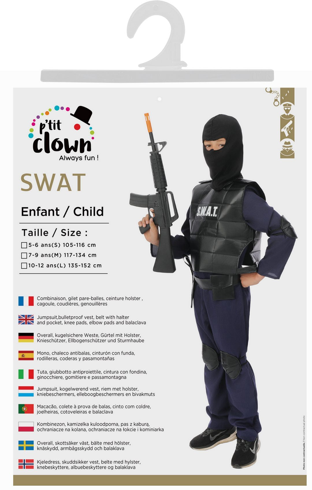 SWAT-Kostüm - Kinder -