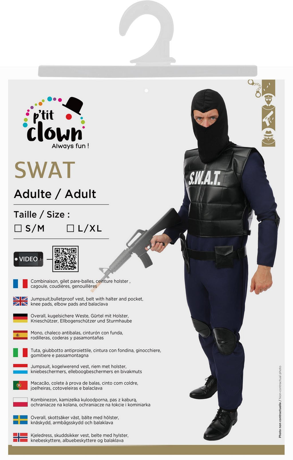 Costume SWAT - adulte