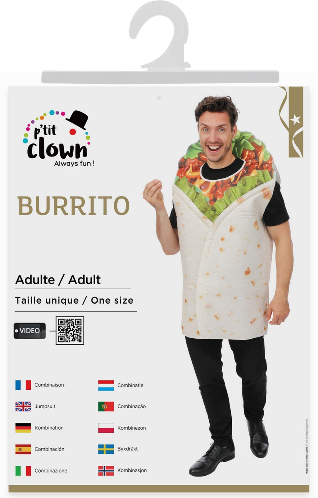 Burrito-Kostüm – Erwachsene