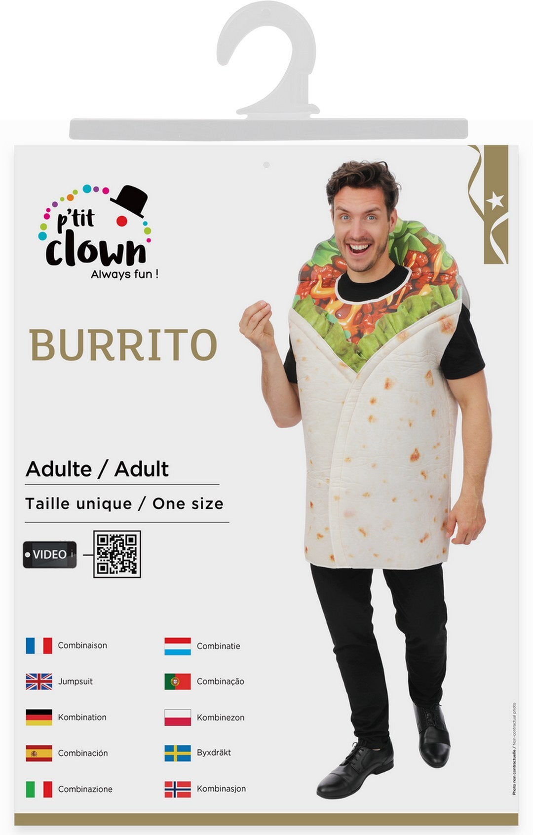 Burrito-Kostüm – Erwachsene