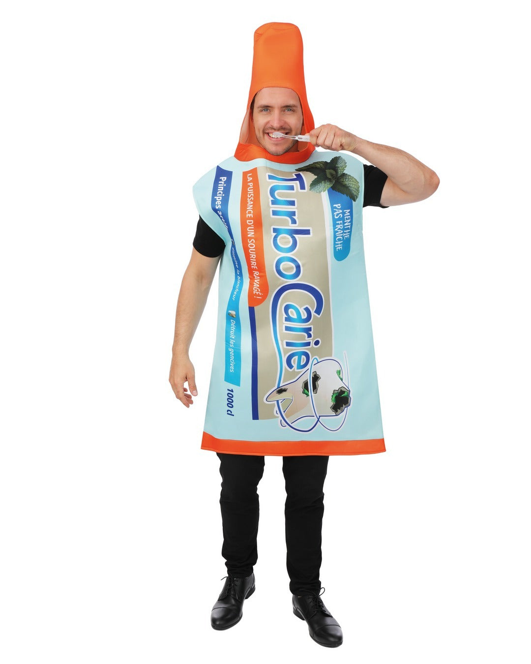 Costume dentifrice Turbocarie - adulte