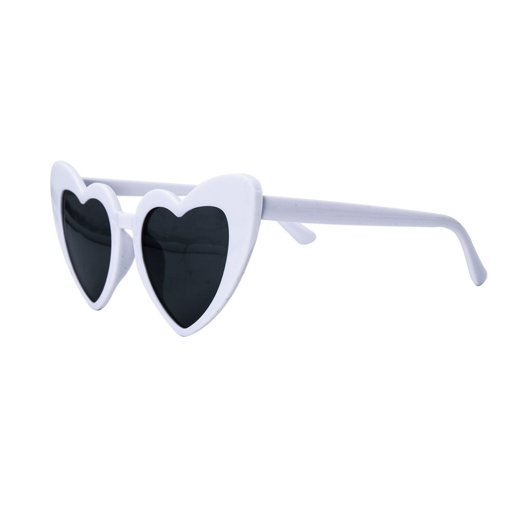 Lunettes coeur - blanc