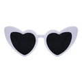 Lunettes coeur - blanc