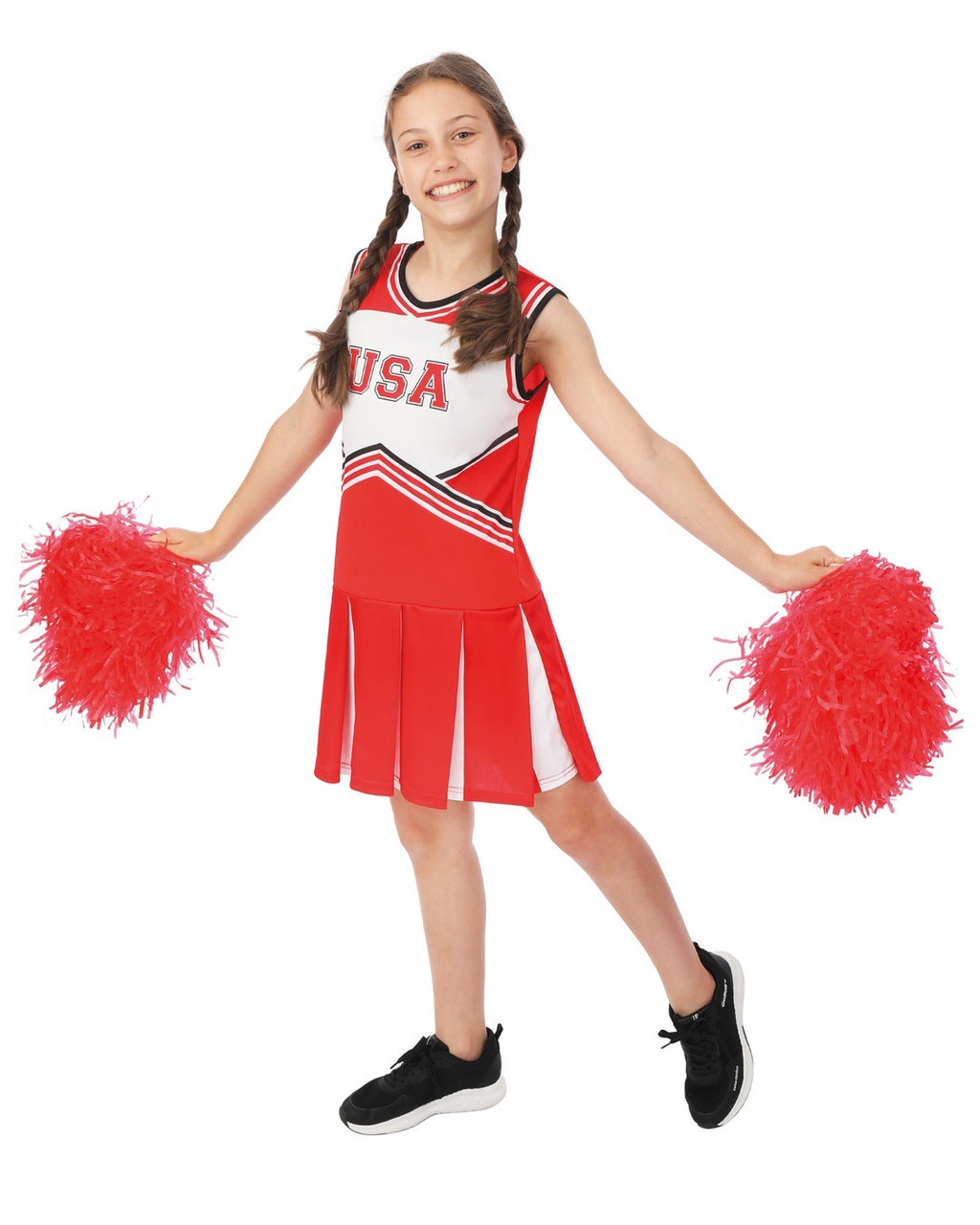 Cheerleader-Kostüm - rot