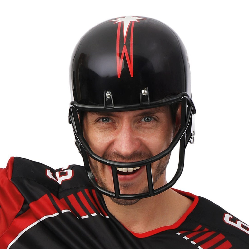 Casque footballeur americain - noir