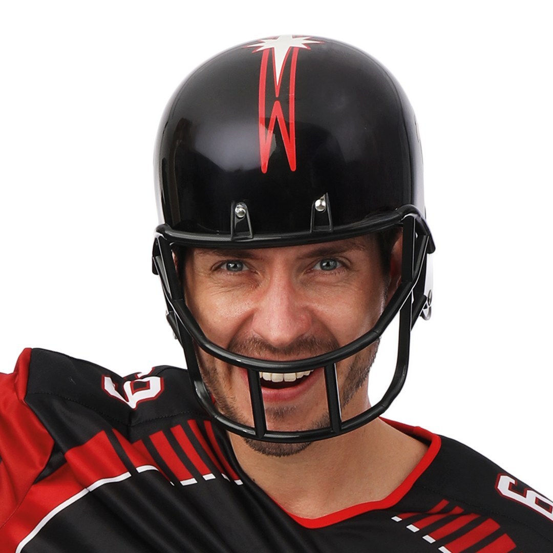 Casque footballeur americain - noir