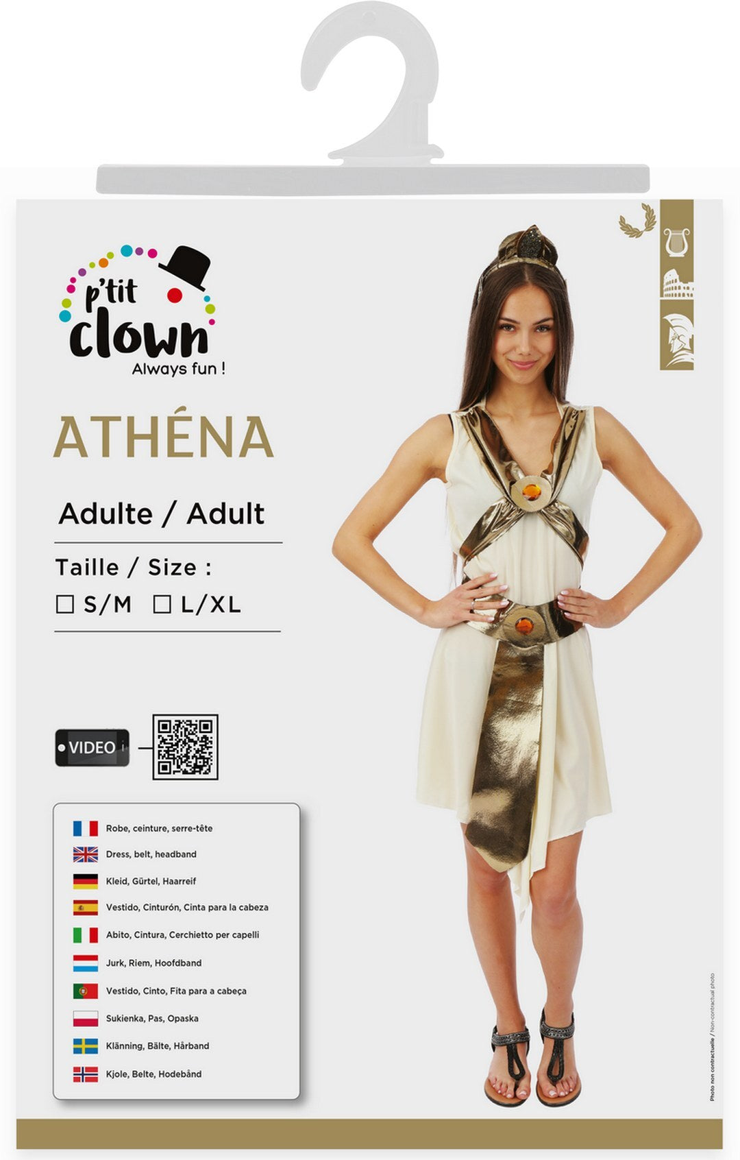 Kostüm Athena - Erwachsene - S/M
