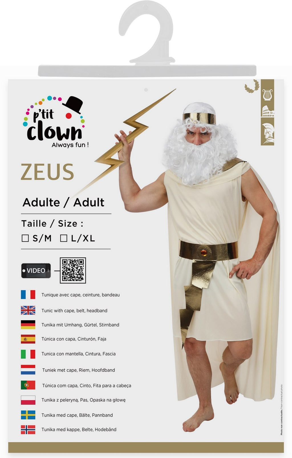 Costume Zeus - adulte