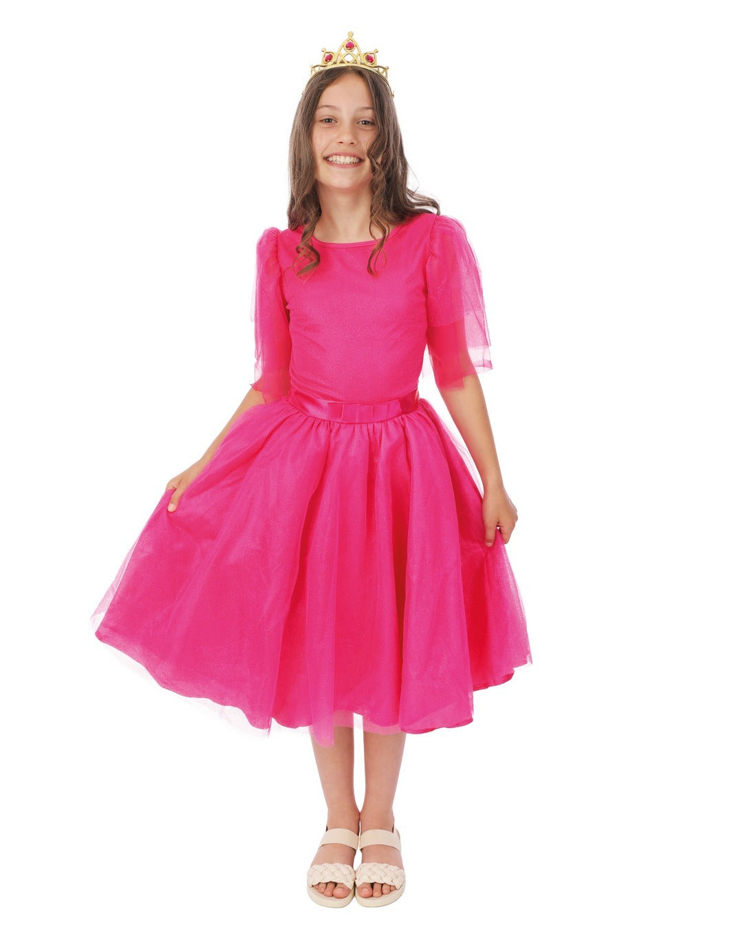Luxus Prinzessinnenkostüm - Rosa - Kinder