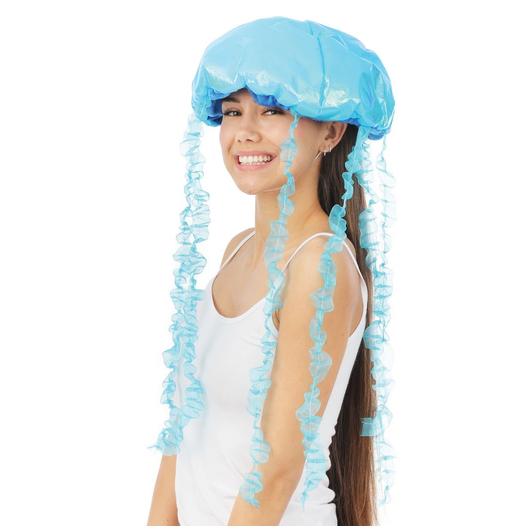 Chapeau méduse - bleu - adulte