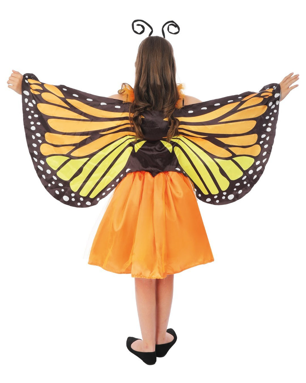 Costume papillon - orange - enfant