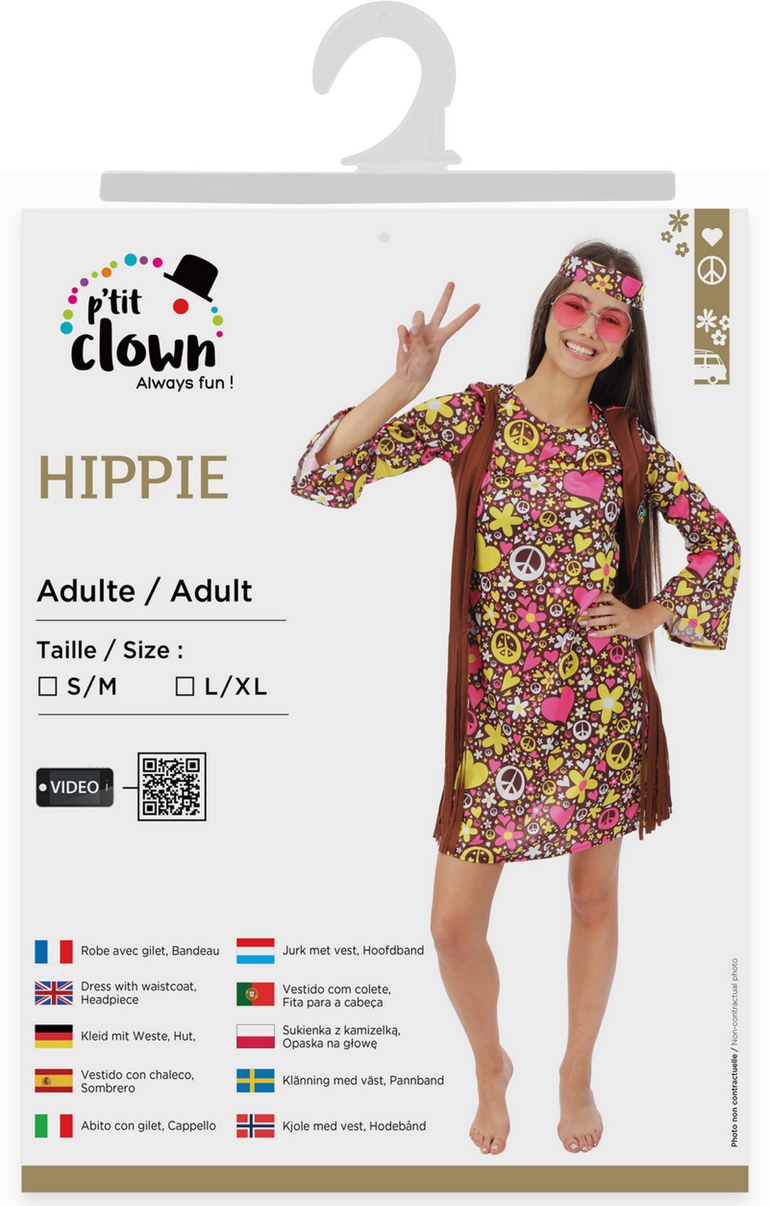 Costume hippie - femme