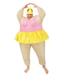 Aufblasbares Ballerina-Kostüm - Erwachsene - Einheitsgröße