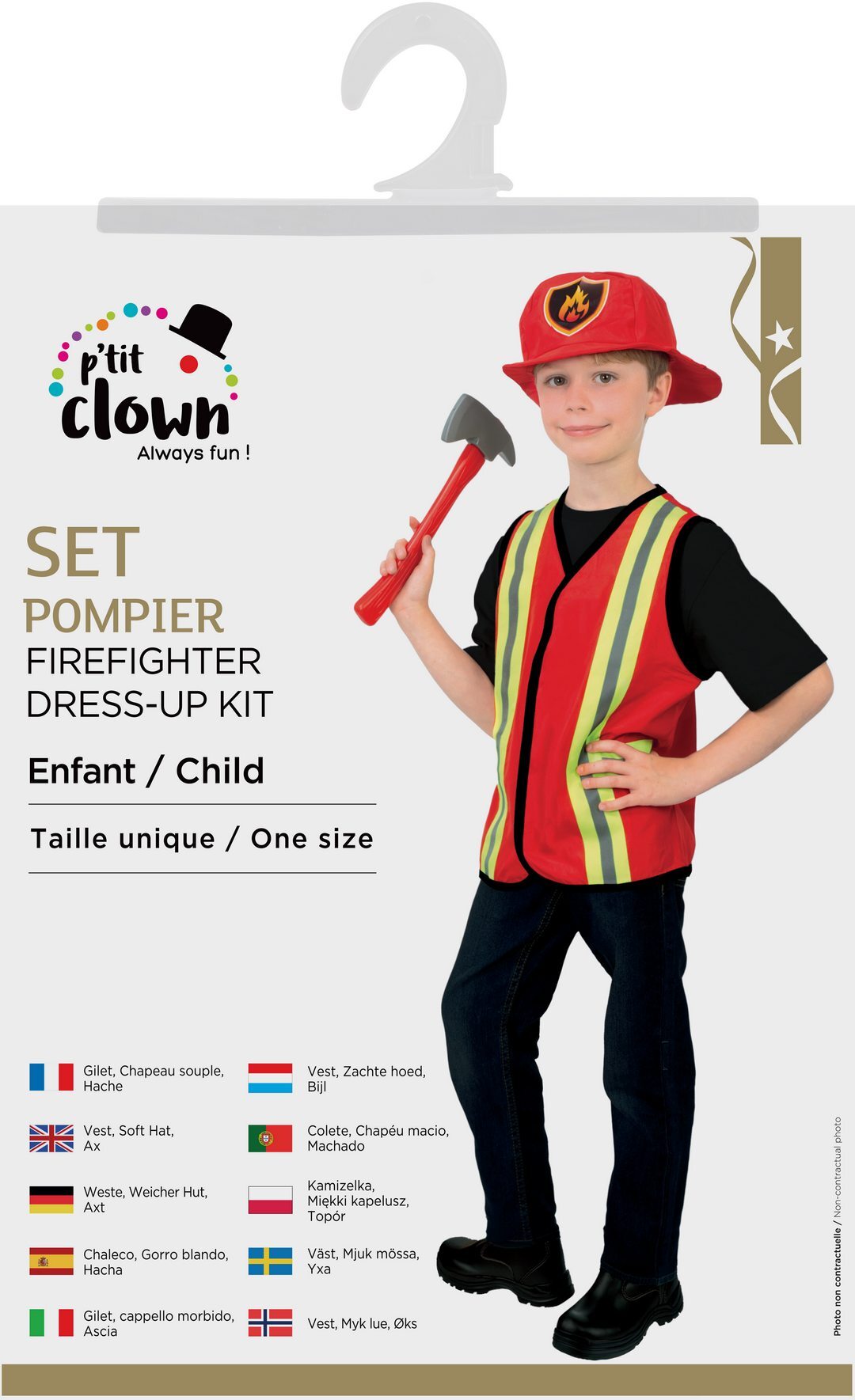 Firefighter set - child - one size