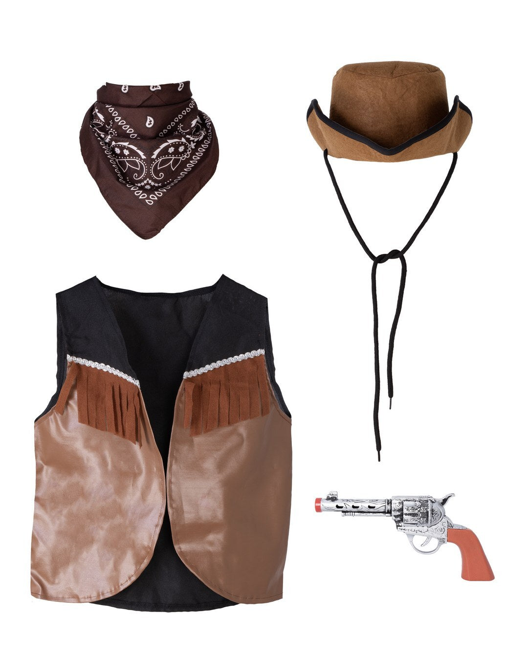 Cowboy-Set - Kinder - Einheitsgröße