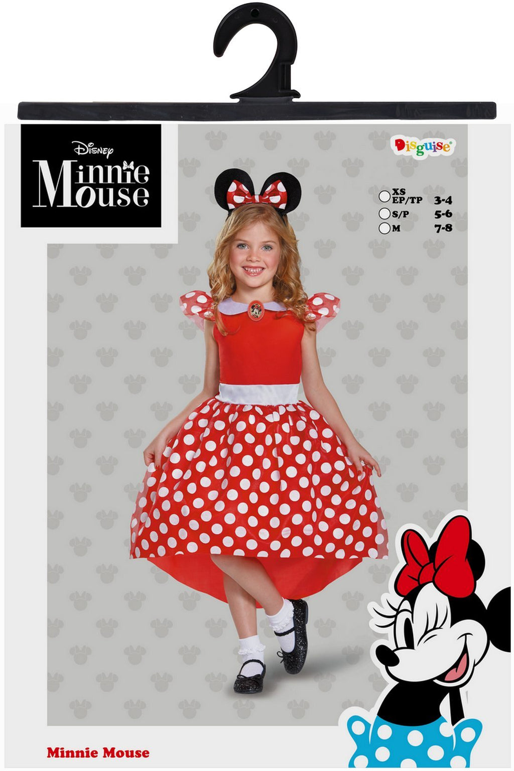 Minnie Maus Kostüm rot - Klassisch - Disney™ - Kinder