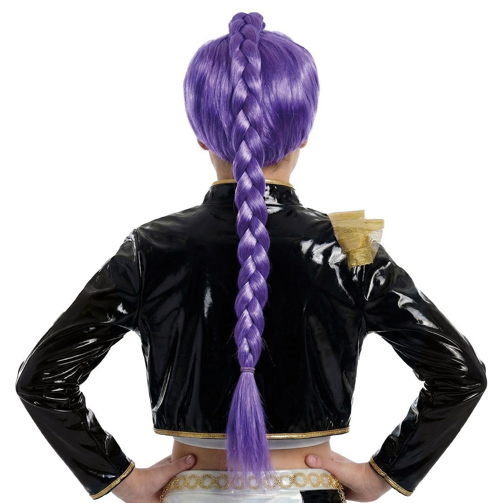 Perruque Chanteuse - violet - enfant