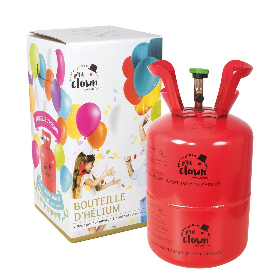 Einweg-Heliumflasche - Kapazität 30 Ballons, 0,2 m3