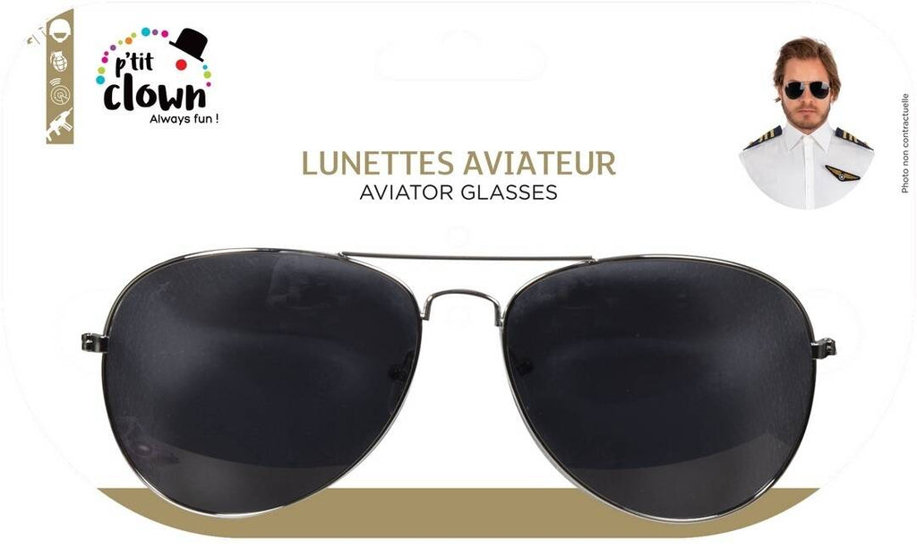 Lunettes aviateur - noir