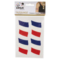 Tatouage drapeau France - lot de 4