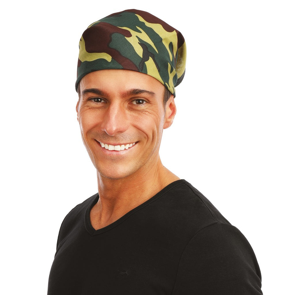 Bandana - militaire camouflage foncé