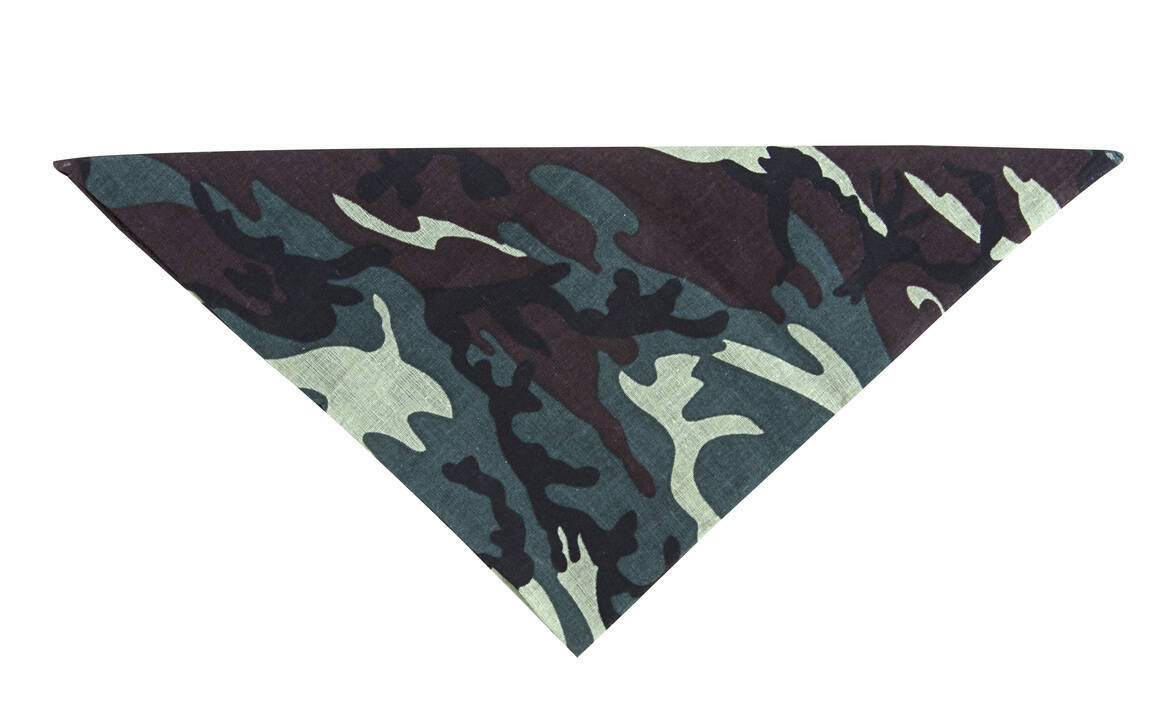 Bandana - militaire camouflage foncé
