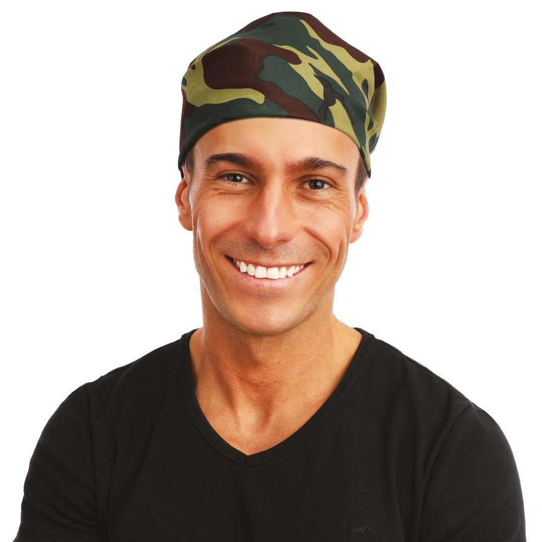 Bandana - militaire camouflage foncé