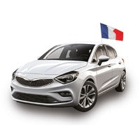 Drapeau France pour voiture - 30x40 cm