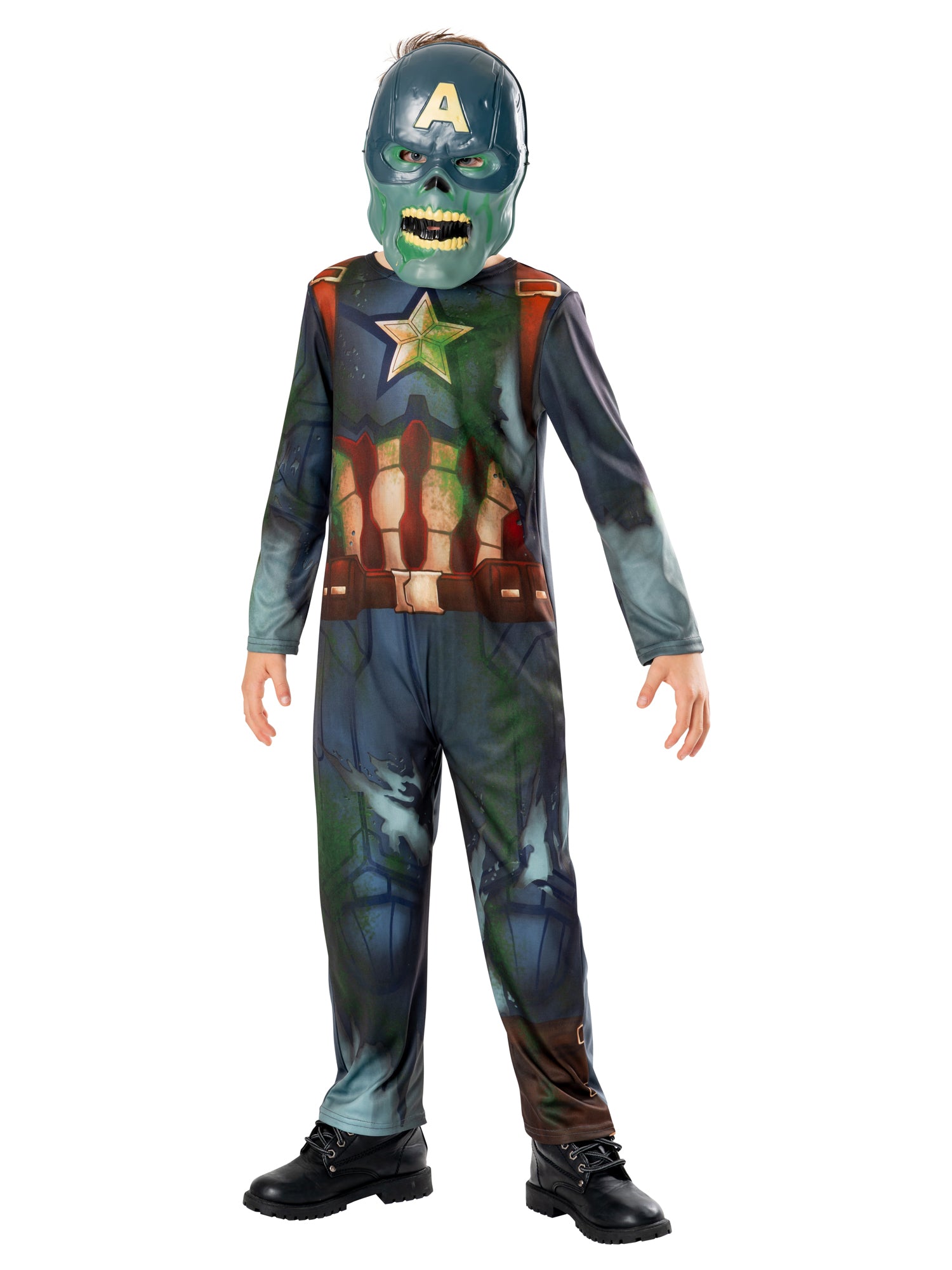 Klassisches Captain America Zombie Kostüm