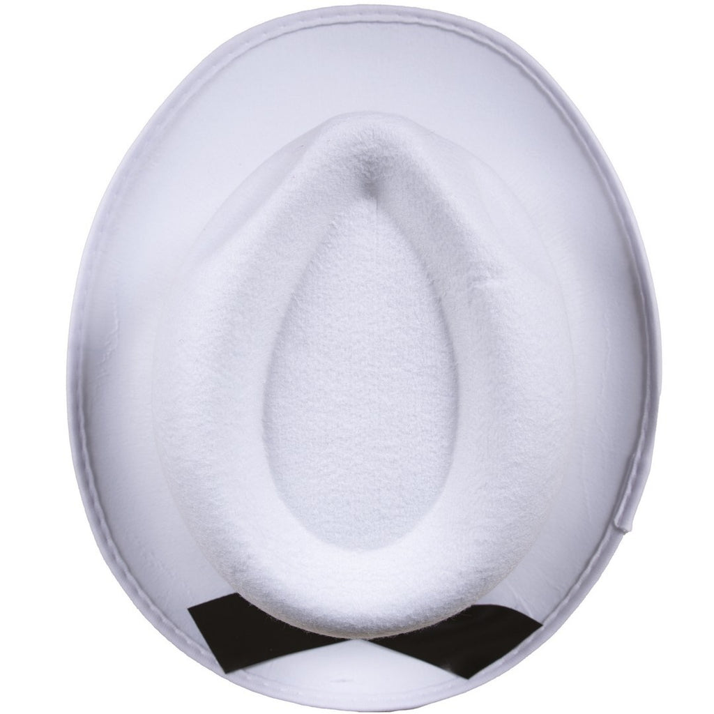 Chapeau feutre borsalino - adulte - blanc