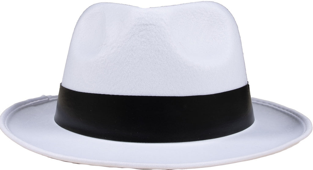 Chapeau feutre borsalino - adulte - blanc