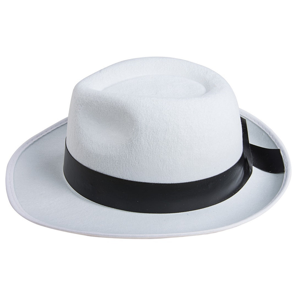 Chapeau feutre borsalino - adulte - blanc