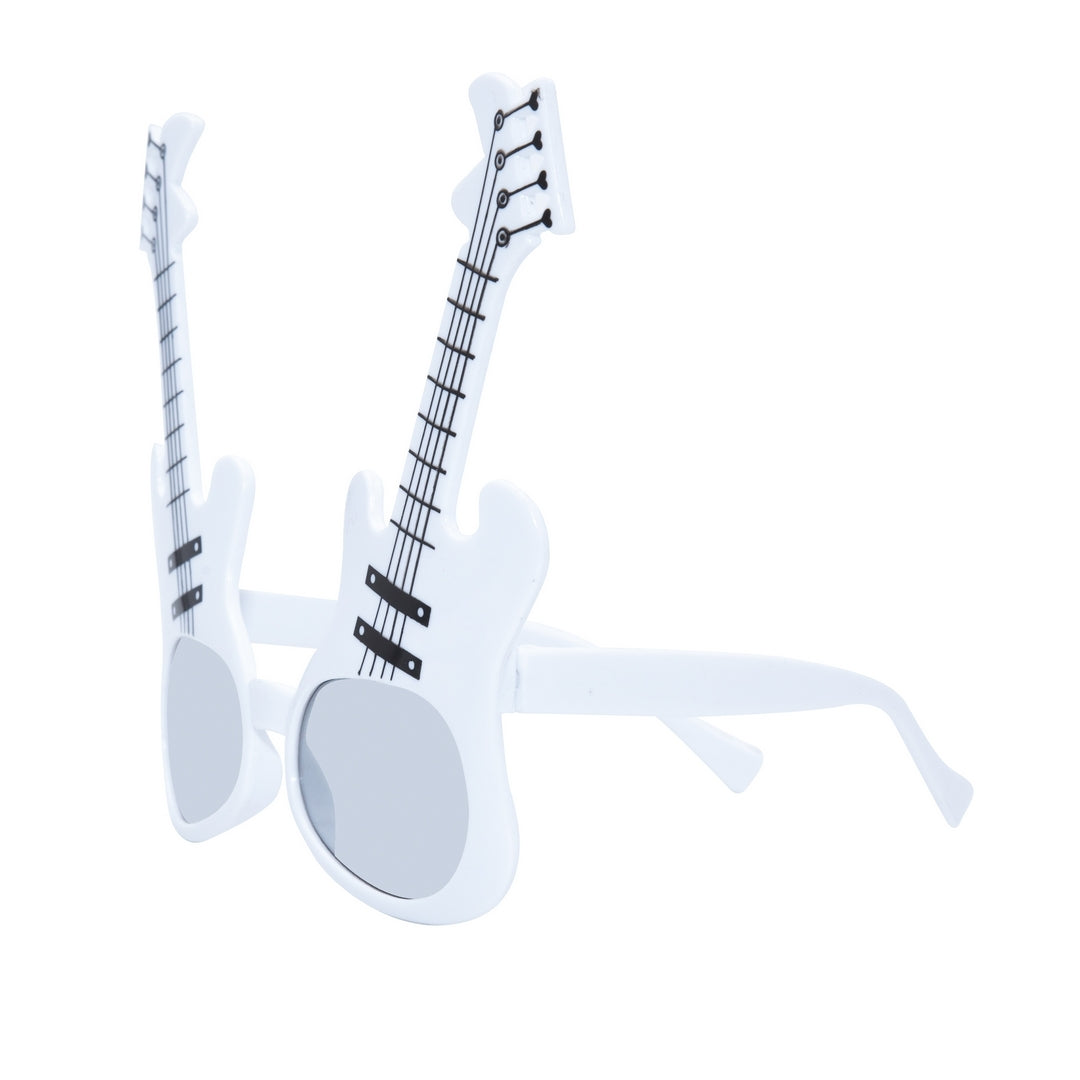 Gitarrenbrille - weiß