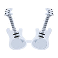 Lunettes guitare - blanc