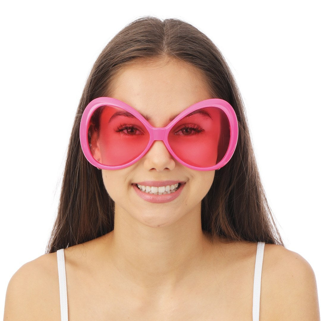 Fliegenbrille - rosa