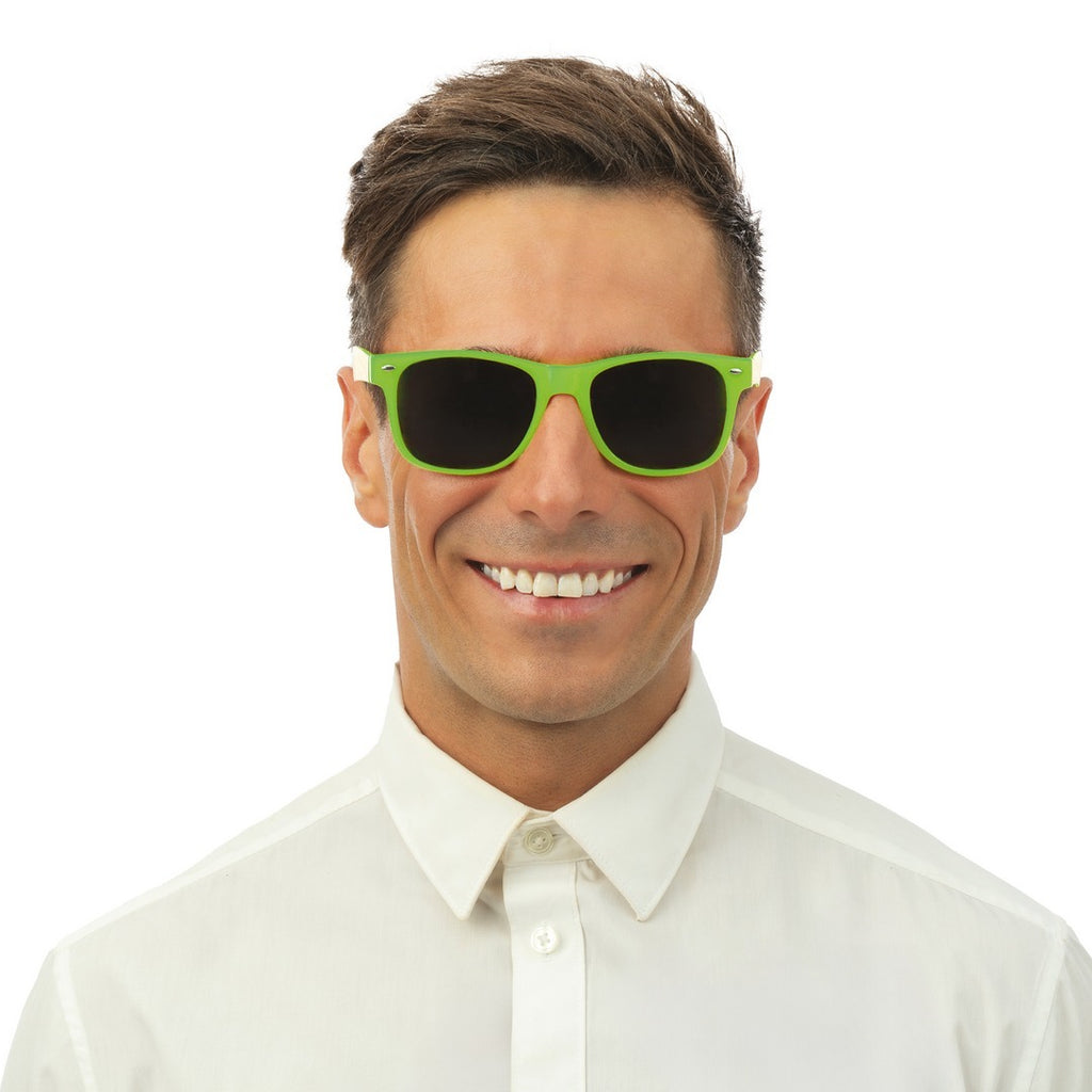 Blues Brothers Brille - neongrün