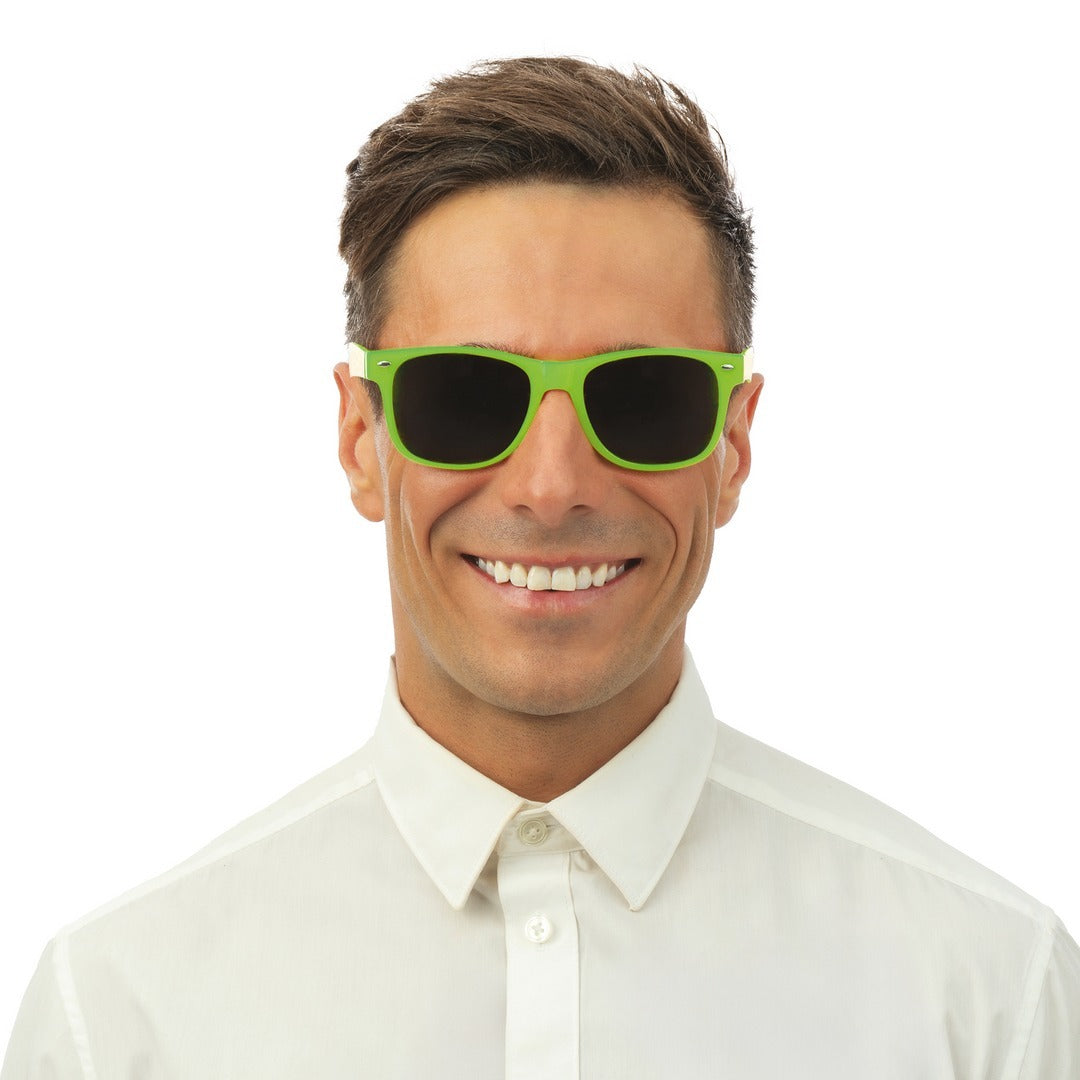 Blues Brothers Brille - neongrün