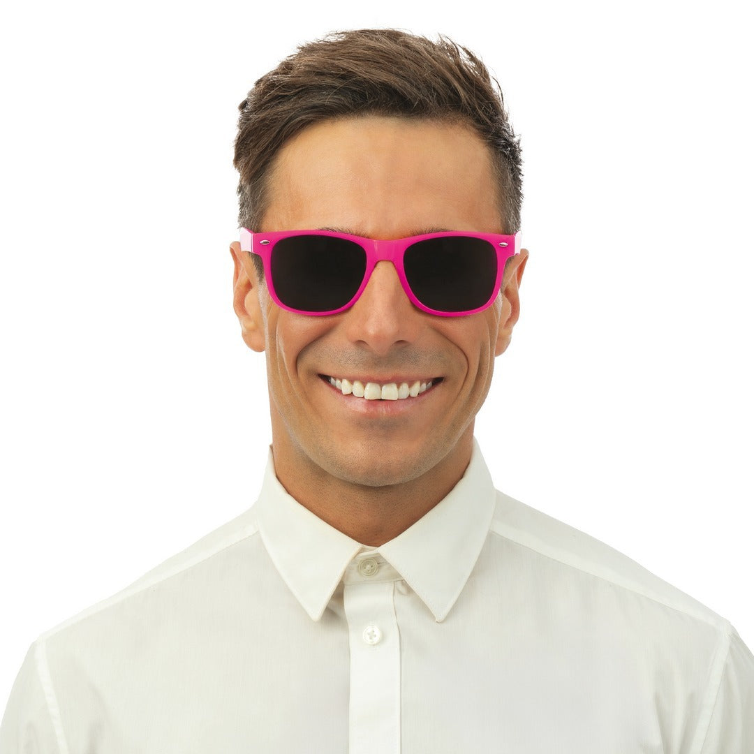 Blues Brothers Brille - Neonrosa