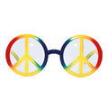 Friedens- und Liebe-Brille - mehrfarbig