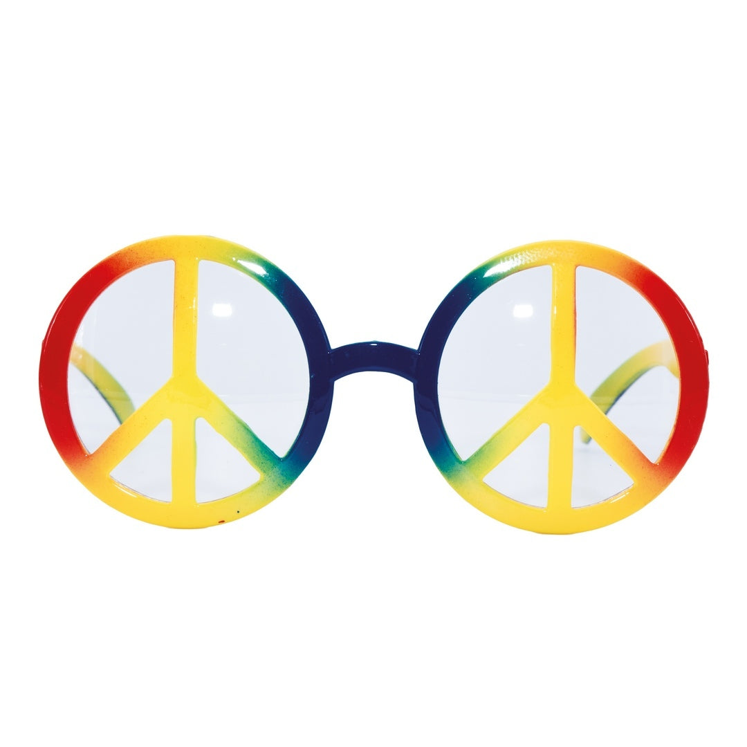 Friedens- und Liebe-Brille - mehrfarbig