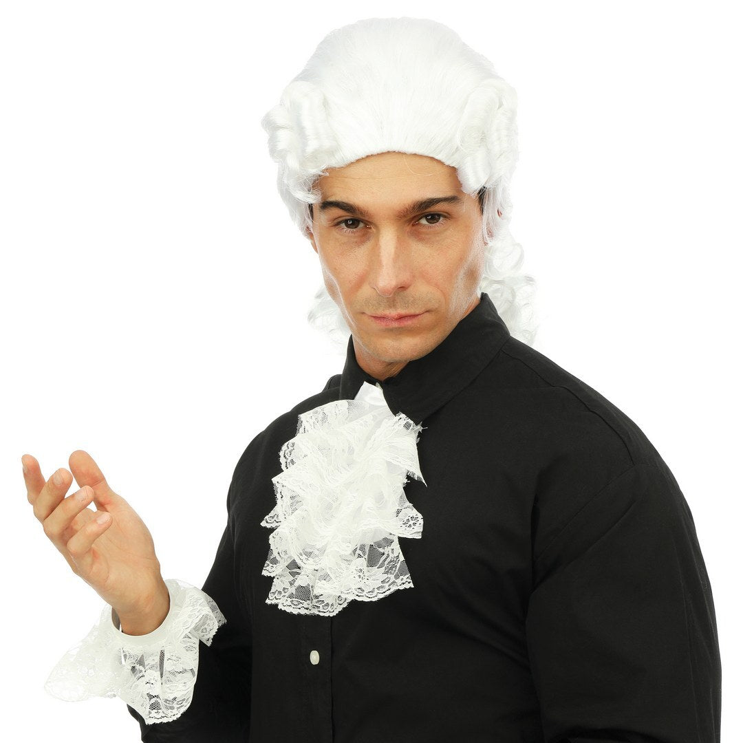 Perruque marquis - blanc