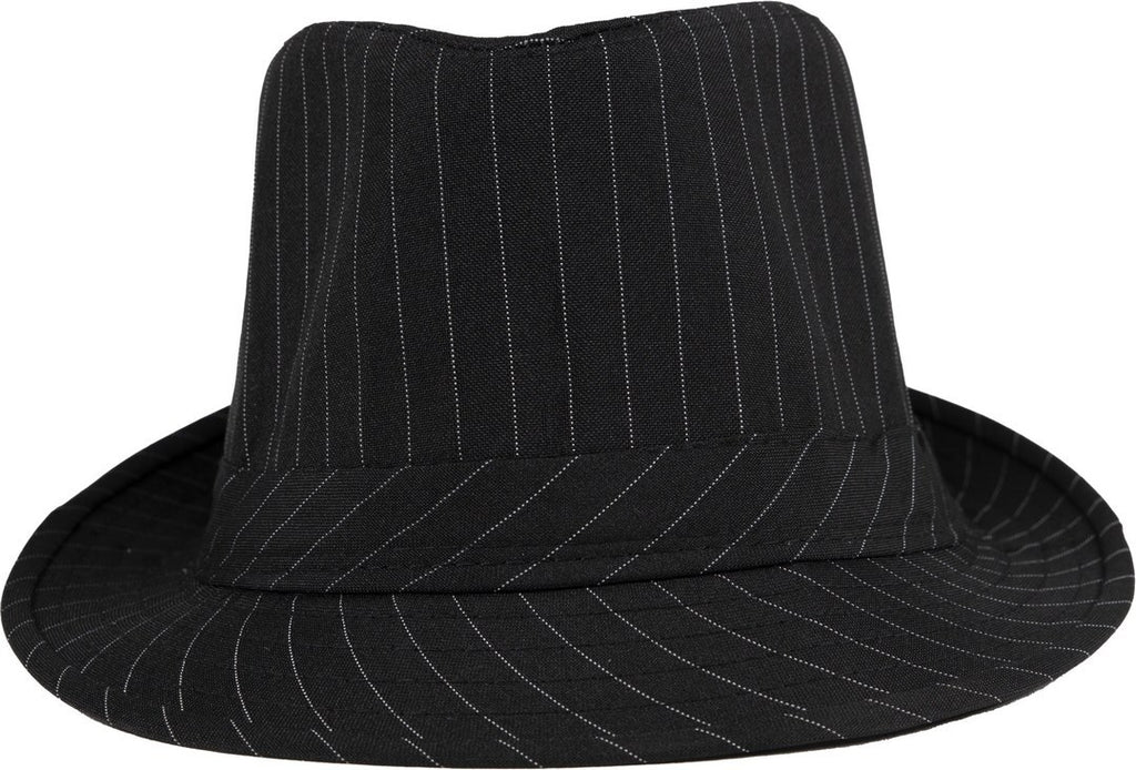 Chapeau borsalino - adulte - rayé noir et blanc