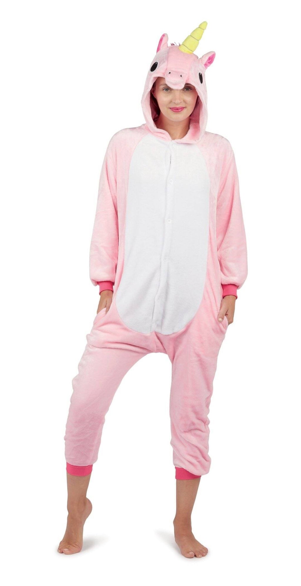 Einhorn-Kigurumi - Erwachsene - Rosa