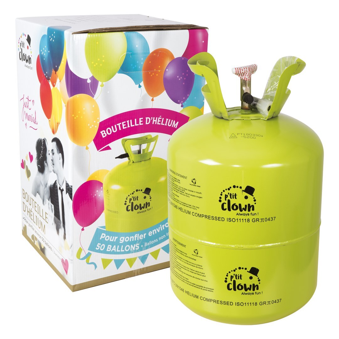 Einweg-Heliumflasche – für 50 Ballons, 0,4 m3