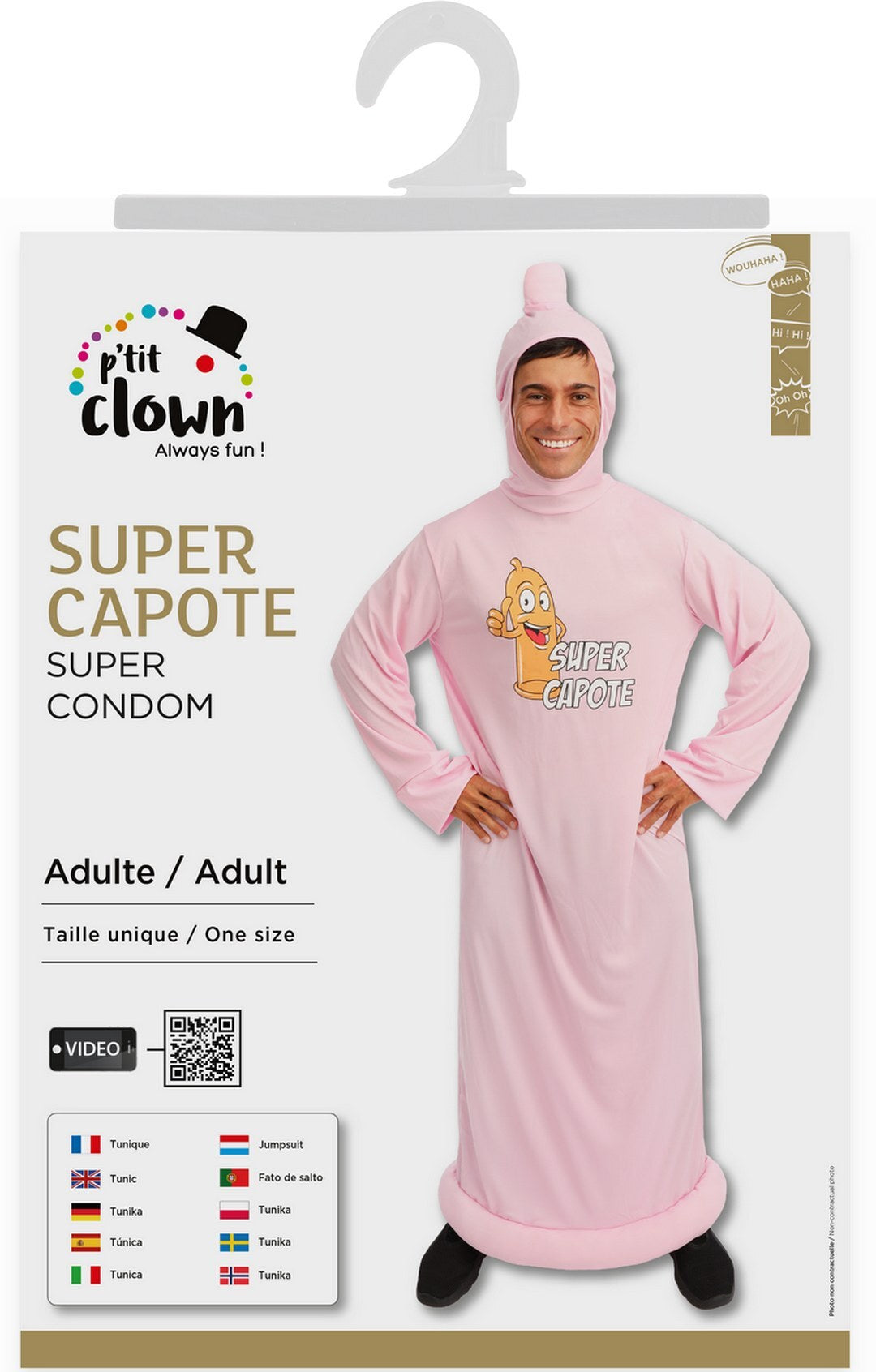 Costume super capote - adulte