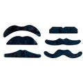 Moustaches - lot de 6 - noir