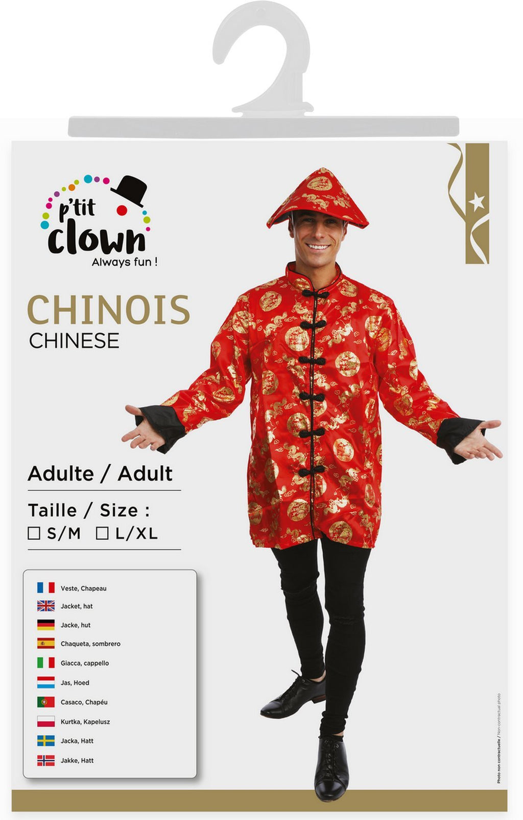 Costume chinois - adulte
